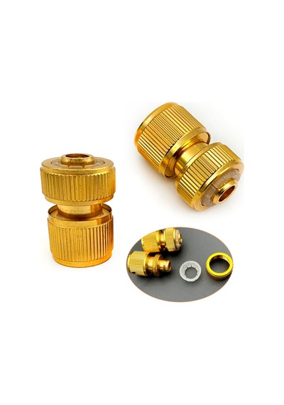 Car-fil Alüminyum Hızlı Bağlantı Hortum Adaptör Seti 2 Adet Sızdırmaz Adaptör 1/2"