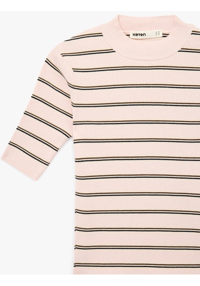 Koton Regular Fit Hafif Dik Yaka Kısa Kollu Çizgili Triko Kazak Pembe Çizgili 6sak90088ht Pembe Koton Regular Fit Hafif Dik Yaka Kısa Kollu Çizgili Triko Kazak Pembe Çizgili 6sak90088ht Pembe