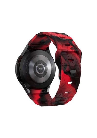 Galaxy Uyumlu Waych 5 44mm Krd-116 20mm Futbol Desenli Spor Tasarımlı Silikon Kordon