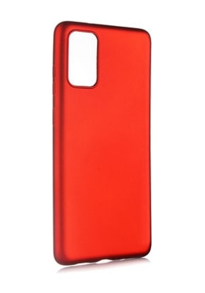 Samsung Galaxy Uyumlu S20 Plus Kılıf Esnek Yapılı İnce Slim Silikon Kapak Ryc/premier Kirmizi