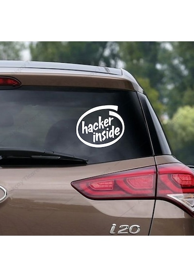 Hacker Inside Sticker Notebook Sticker Araba Sticker
