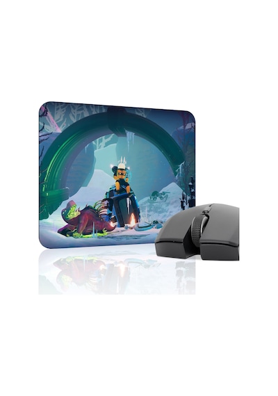 Risk Of Rain Kaymaz Dikişli Kauçuk Oyuncu Mousepad V4 - 22x18 Gaming Mouse Pad Fare Altlığı