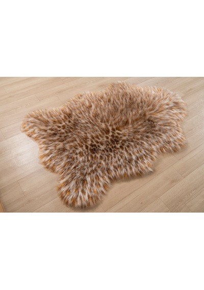 Yumoş Post Kesim Puffy Leopar Desen Kahverengi Kahverengi