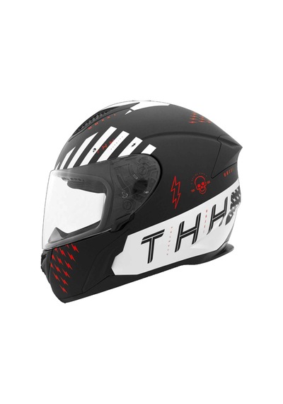 Thh T810s Mmxxı Kapalı Motosiklet Kaskı Siyah - Kırmızı