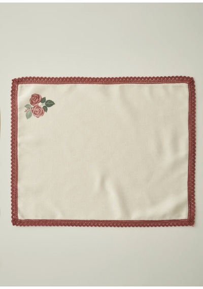 Bella Maison Rose Kopanakili Amerikan Servis Krem 35x45 Cm Krem
