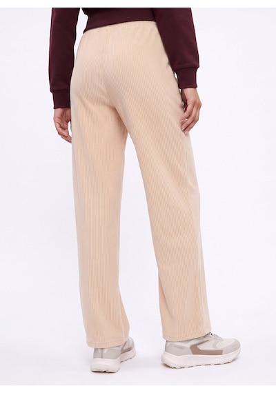 Discovery Expedition D6wl-ea3583 Krem Geniş Fit Fitilli Kadın Sweatpant Ekru