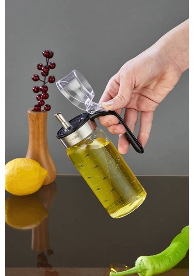 Cooker 300 Ml Borosilikat Cam Yağlık Ckr3852 Siyah