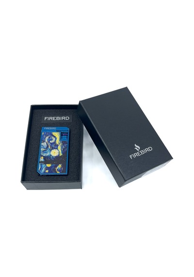 Firebird Starry Night Çift Torch Puro Çakmağı - Mavi Mavi
