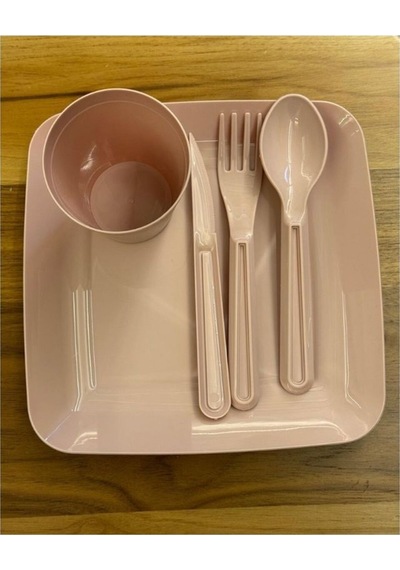 Lüx Piknik Sepeti 6 Kişilik Piknik Kamp Seti 32 Parça Mp-4010