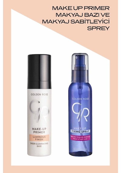 Make Up Primer Makyaj Bazı Ve Makyaj Sabitleyici Sprey Seti