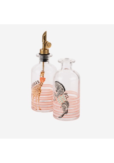 Şeffaf Cam Yağdanlık & Sirkelik Seti 325 Ml