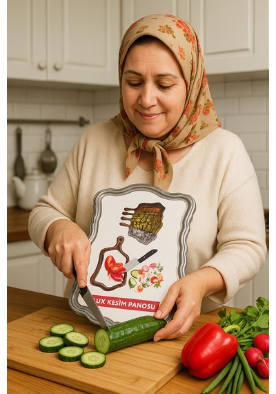 Plastik Salata Kesim Panosu