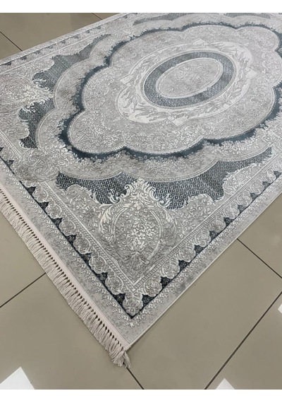 Merinos Halı Rodin Serisi 19774 036 Akrilik Halı Salon Oturma Odası Halısı Gri