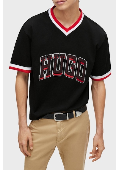 Hugo Erkek T Shirt 50510173 001 Siyah Siyah