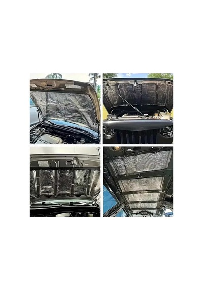 Kauçuk Bant Oto Ses Yalıtımı 9mm Alüminyum Folyolu 30cm X 10 Metre Araç Ses Ve Isı İzolasyon Bandı
