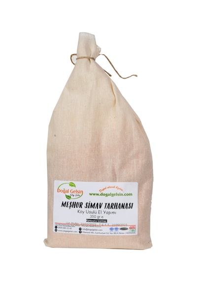 Doğal Gelsin Meşhur Simav Ev Tarhanası Bez Kese 350 G