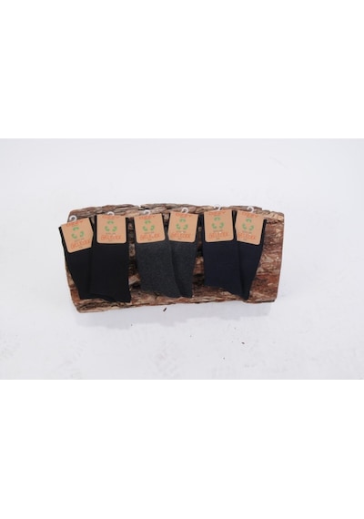 Ozzy Socks 6'lı Recycle Erkek Soket Siyah-lacivert-antrasit-gri