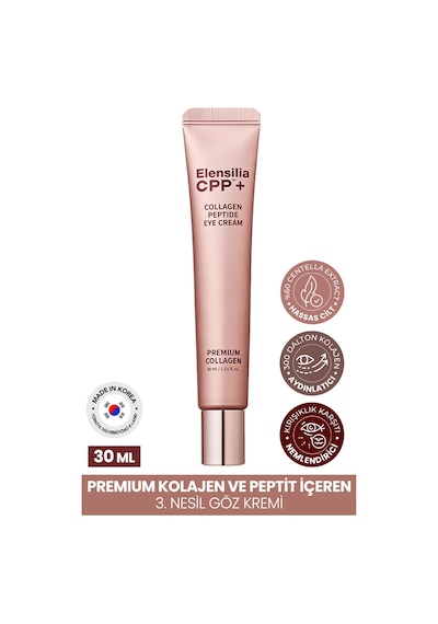 Elensılıa Premium Kolajen Elensilia 3. Nesil Göz Kremi Elensilia CPP Premium Collagen Peptide Eye Cream 30ml