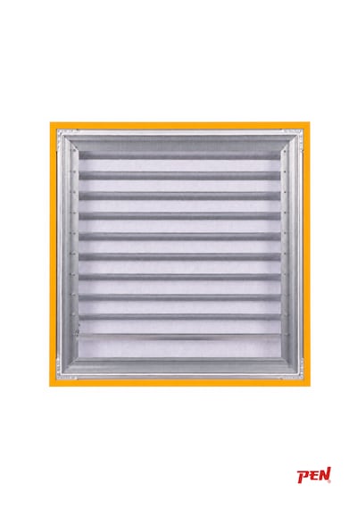 Alüminyum Banyo Wc Havalandırma Menfezi 48x48 Eloksallı Seri