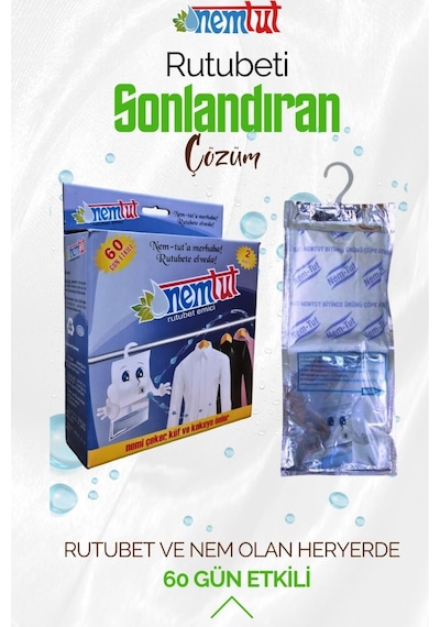 Nem Alıcı Rutubet Giderici Küf Ve Koku Önleyici Korozyon Önleyici 2 Kg 2 Kutu 4 Paket