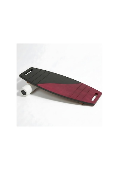 Siyah/kırmızı Denge Tahtası Balance Roller Board Sörf Eğitim Tahtası Kaykay Eğitim Tahtası 73 X 31 Cm Rb06 Çok Renkli