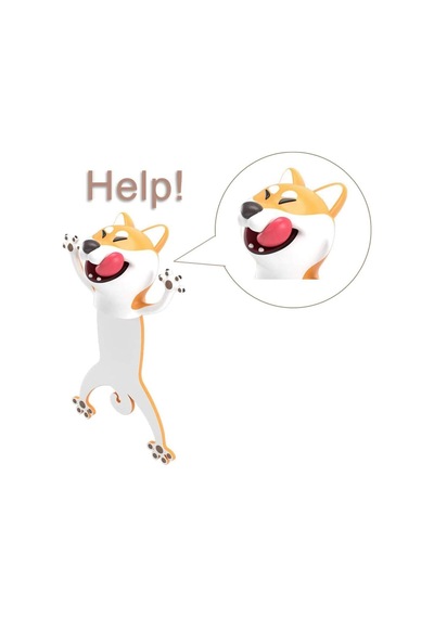 Sevimli Köpek Kitap Ayracı Renkli