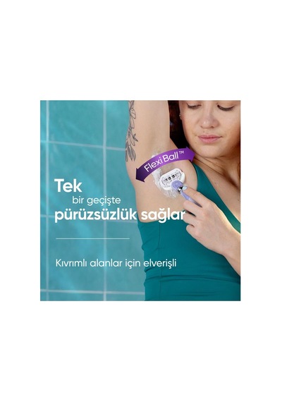 Gillette Venus Extra Smooth Kadın Bıçakları, 3 Yedek Kartuş