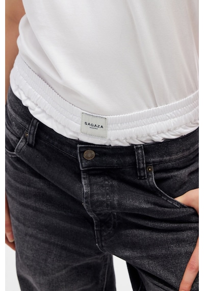 Sagaza Amarillo Black Jean Siyah