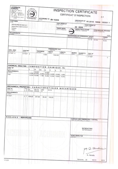 Paslanmaz Çelik Çekmeceli Kesme Tahtası 30x22 Gri