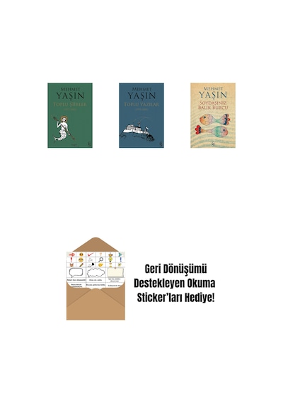 Toplu Şiirler + Toplu Yazılar + Soydaşınız Balık Burcu + Okuma Sticker'ları