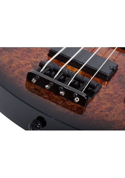 Schecter C-4 Standard Bas Gitar Tobacco Burl