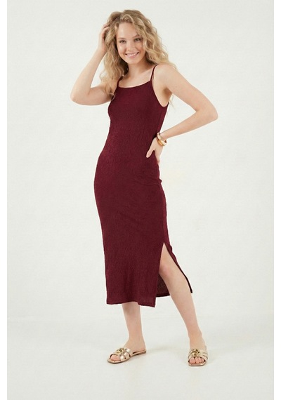 Lela Bayan Elbise 5865573 Bordo Bordo