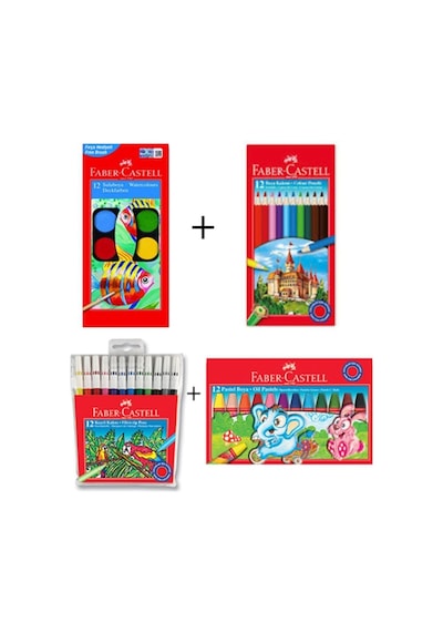 Faber Castell Öğrenci 4'lü Boyama Seti