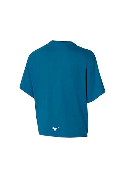 Mizuno Athletics Graphic Kadın Tişört Mavi