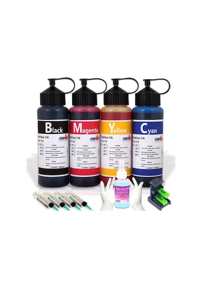 HP Kartuşlu Yazıcılar için Uyumlu Mürekkep Seti 4X500 ML