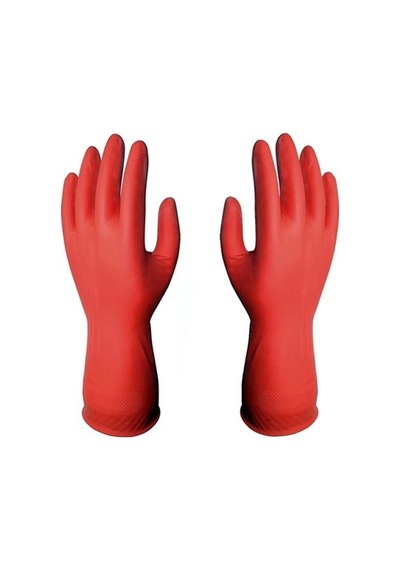 Latex Eldiven No: 7-7,5 Bulaşık Eldiveni 1 Çift