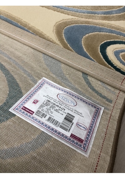 Saray Halı Vizyon 11169 Rm 80X150 Krem Mavi Küçük Ölçü Halı !