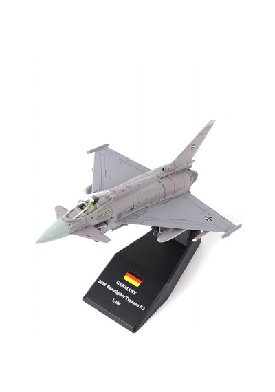Maket Uçaklar-typhoon Savaş Uçağı Ebat:1/100 17 17 6,5 Cm .