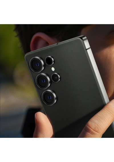 Galaxy Uyumlu S25 Ultra Amazingthing Titan Safir Kamera Lens Koruyucu Uygulama Aparatlı Gümüş