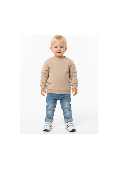 Seabubbles Basic Erkek Çocuk Sweatshirt St09634 Bej