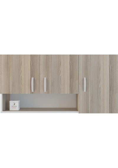 Kenzlife hazır mutfak mirena32 crd 060*120*32 mutfak banyo dolabı kapaklı raflı