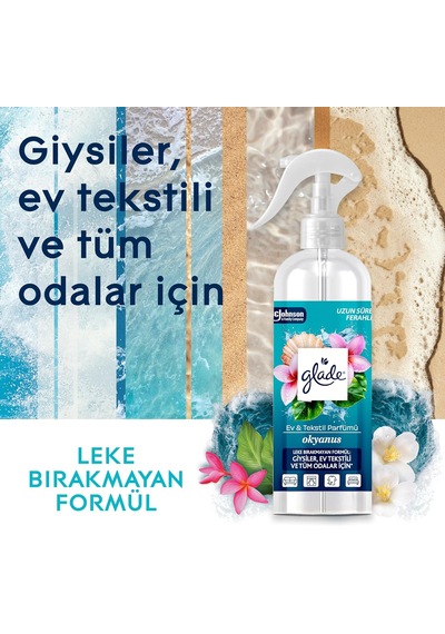 Ev Ve Tekstil Spreyi Okyanus 450 Ml, Leke Bırakmaz Abundance Prosperity