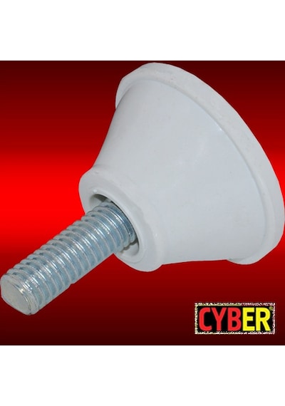 M8X25 Civatalı Baza Ayak Beyaz