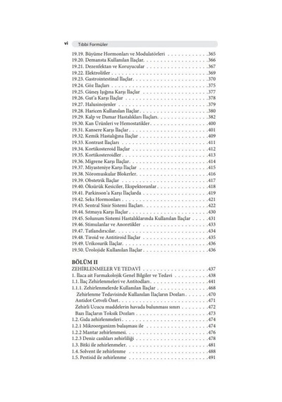 Tıbbi Formüler - İlaç Ansiklopedisi