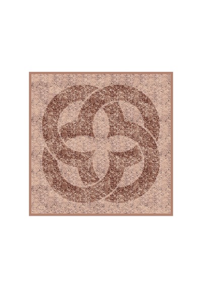 Aker Açık Pembe 90x90 İpek Twill Eşarp Açık Pembe Açık Pembe