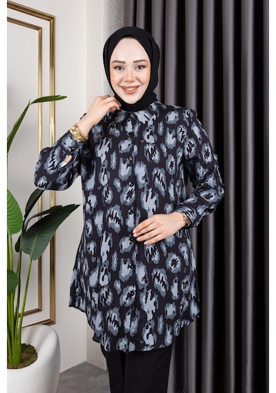 Hira Life Fashion Kadın Tesettür Giyim Ve Spor Giyime Uygun Düğme Detaylı Şık Desenler Dokuma Viskon Gömlek-tunik Gri 3 Gri 3 Hira Life Fashion Kadın Tesettür Giyim Ve Spor Giyime Uygun Düğme Detaylı Şık Desenler Dokuma Viskon Gömlek-tunik Gri 3 Gri 3
