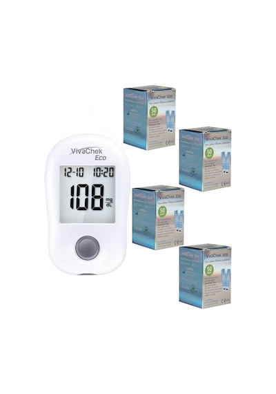 Vivachek Eco Ölçüm Cihazı + 200 Adet Çubuk