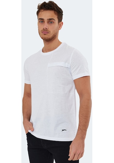 Slazenger KAURI IN Erkek Tişört Beyaz