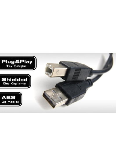 3 Metre Usb 2.0 Printer Yazıcı Kablosu 3 Mt Usb 2 0 Kablo