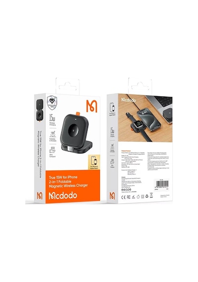 Mcdodo Ch-2160 15w 2si 1 Arada Katlanır Stand Manyetik Kablosuz Şarj